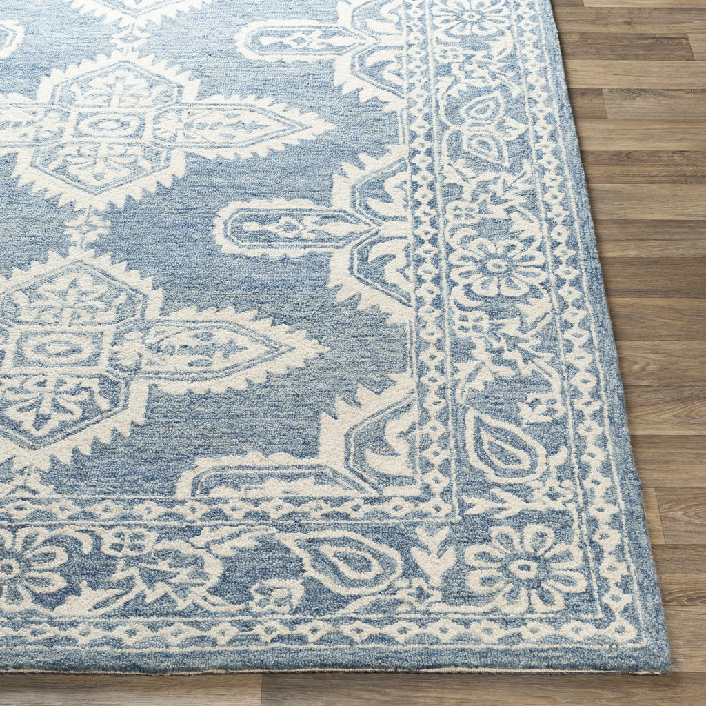 Hauteloom Passaic PSS Blue Hand Tufted Wool Rug