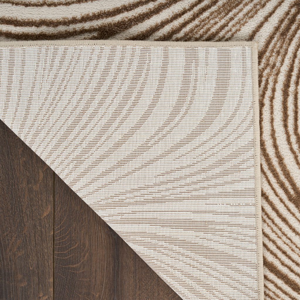 nourison central park west cep02 beige brown rug