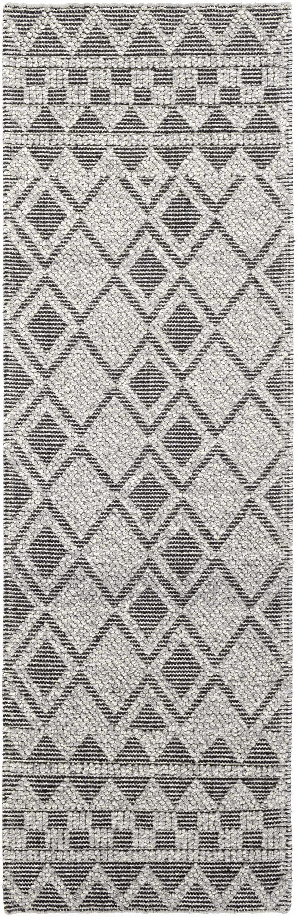 Hauteloom Post PST Black Woven/Flatwoven Wool Rug