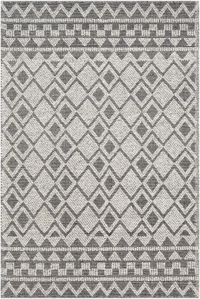 Hauteloom Post PST Black Woven/Flatwoven Wool Rug