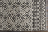 Hauteloom Post PST Black Woven/Flatwoven Wool Rug