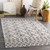 Hauteloom Post PST Black Woven/Flatwoven Wool Rug