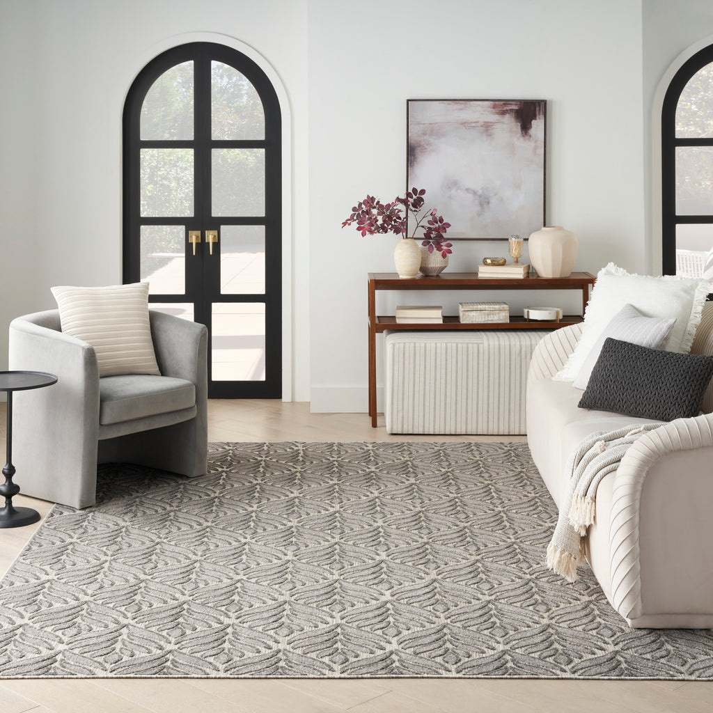 nourison aloha alh35 charcoal rug
