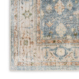 nourison astra machine washable asw11 silver blue rug