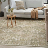 nourison grafix grf31 green rug