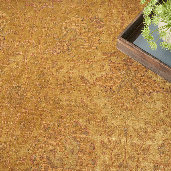 nourison luxurious lrs02 gold rug