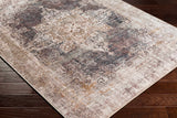 Hauteloom Puloypuloy PULOY Dark Purple Machine Made Polyester Rug