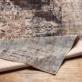 Hauteloom Puloypuloy PULOY Dark Purple Machine Made Polyester Rug