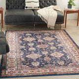 nourison fulton ful01 navy rug