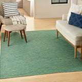 nourison washable solutions wsl01 blue green rug