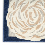 nourison aloha alh32 blue grey rug