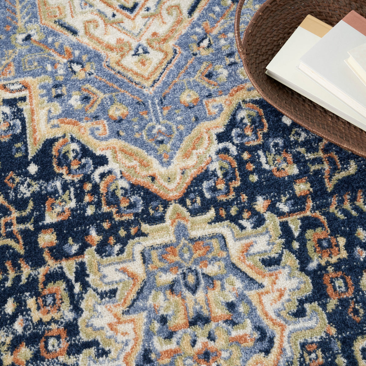 nourison nourison essentials persian nre07 navy rug