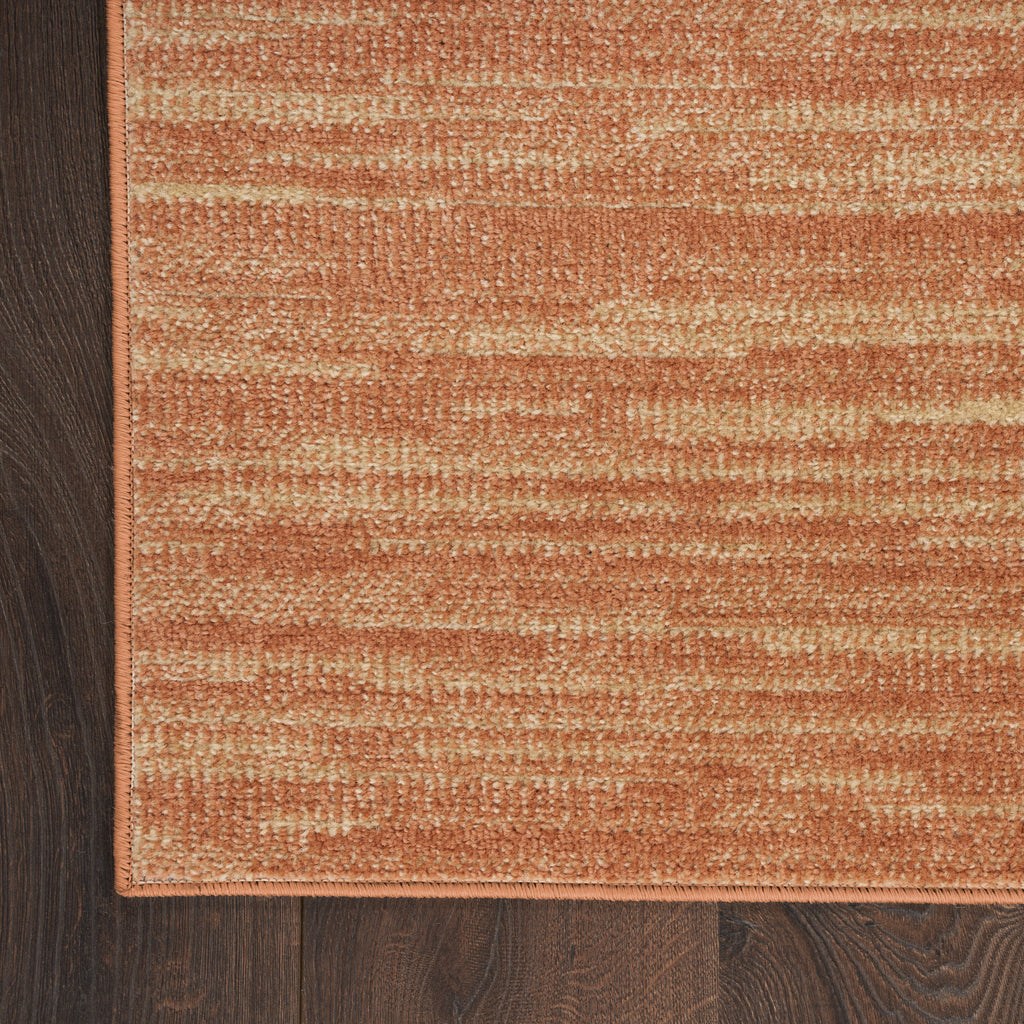 nourison nourison essentials nre01 rust rug