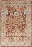 nourison sahar shr02 rust rug