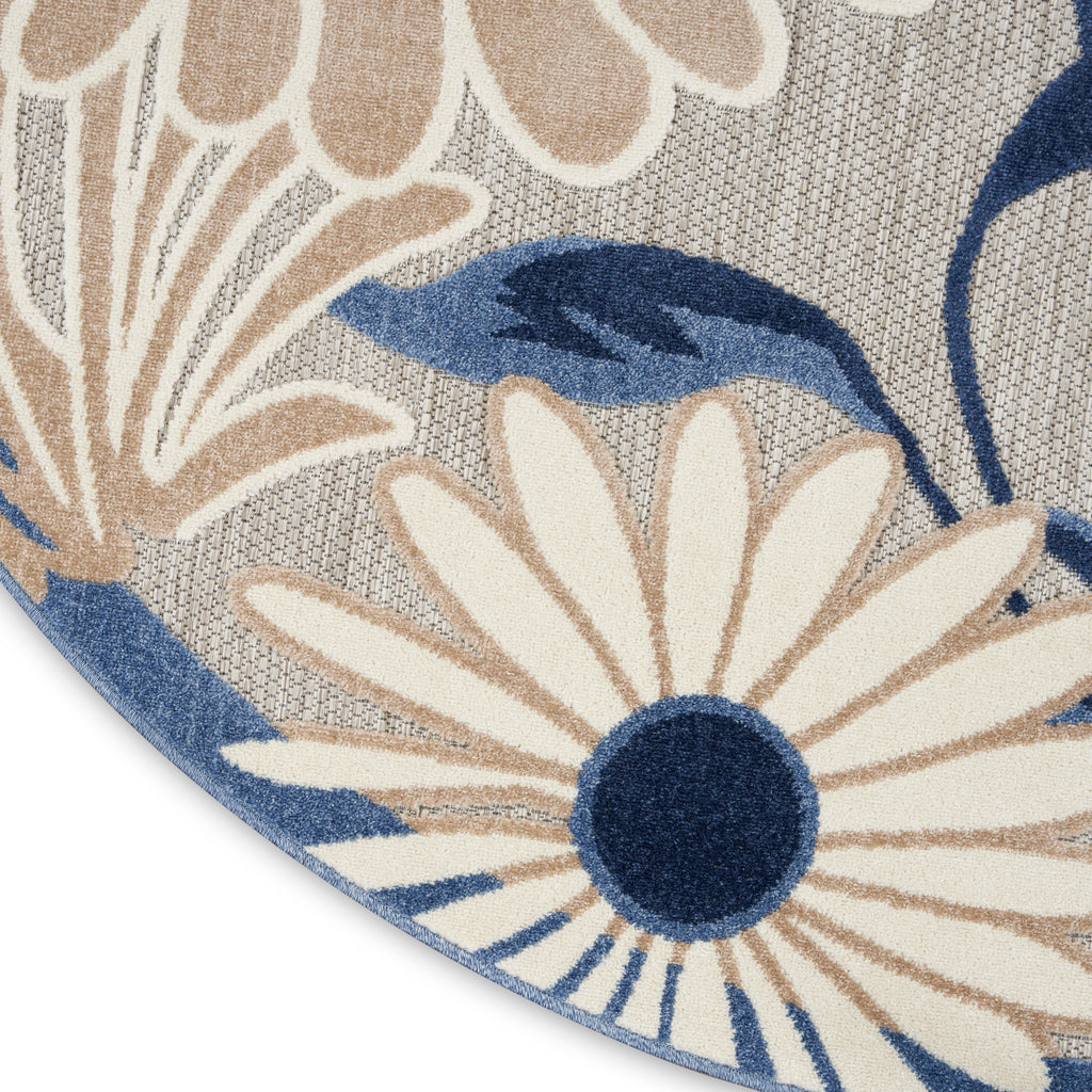 nourison aloha alh33 blue grey rug