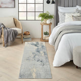 nourison silk shadows sha21 blue sky rug