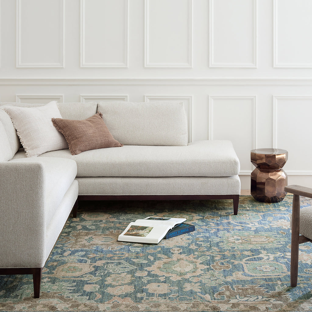 dash albert camille da2314 navy hand knotted wool rug