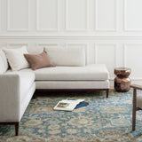 dash albert camille da2314 navy hand knotted wool rug