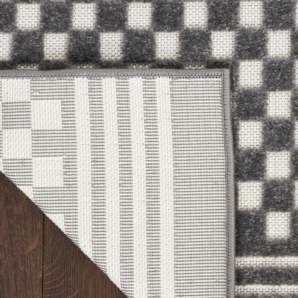 nourison care free caf02 grey rug