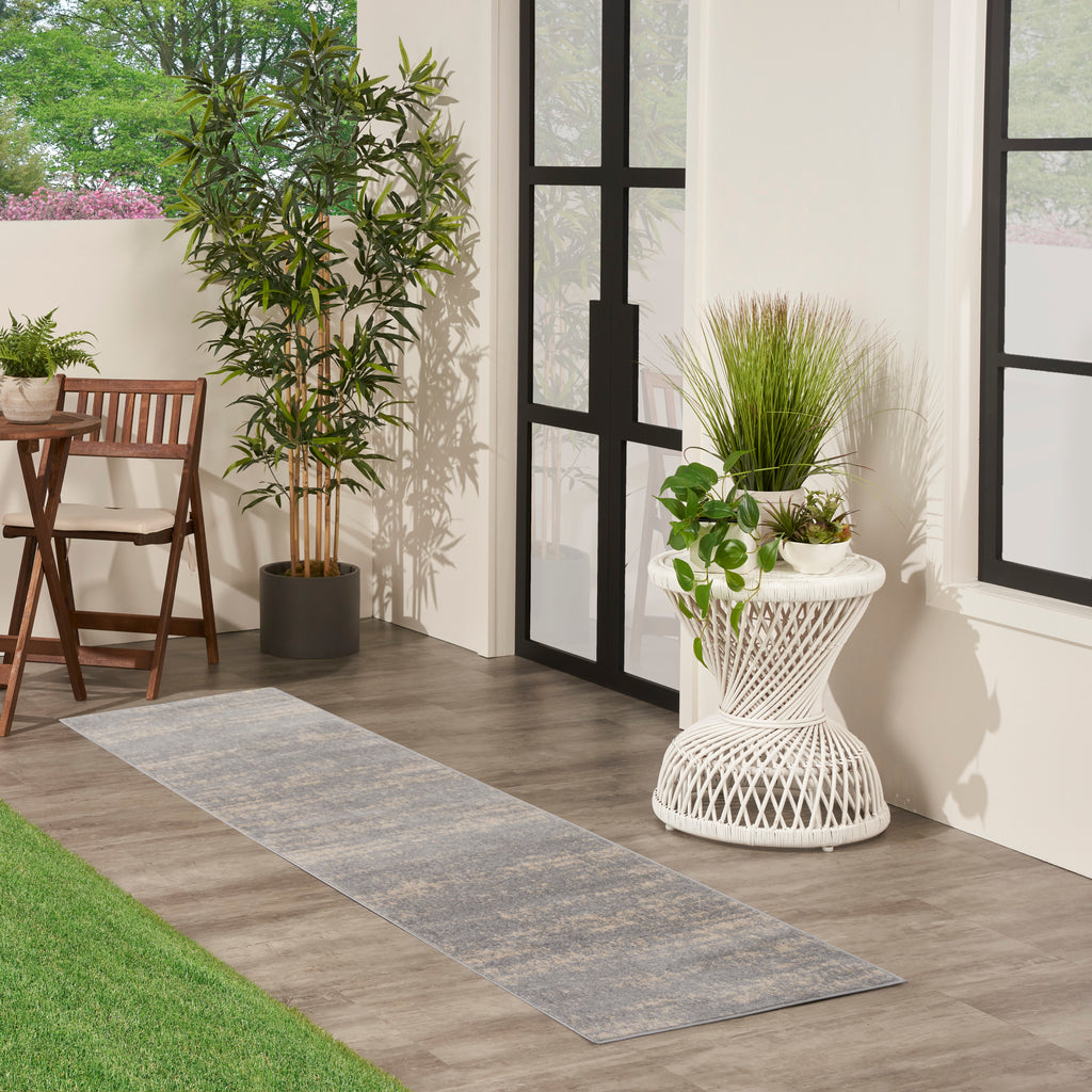 nourison nourison essentials nre03 grey beige rug