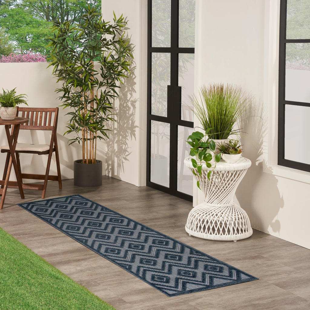 nourison versatile nrv01 navy blue rug