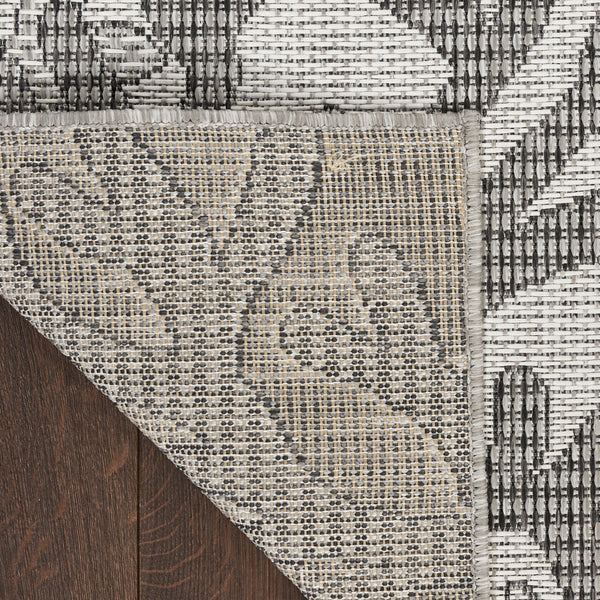 nourison garden oasis goa05 grey rug