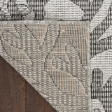 nourison garden oasis goa05 grey rug