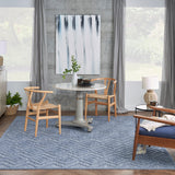 nourison versatile nrv01 denim blue rug