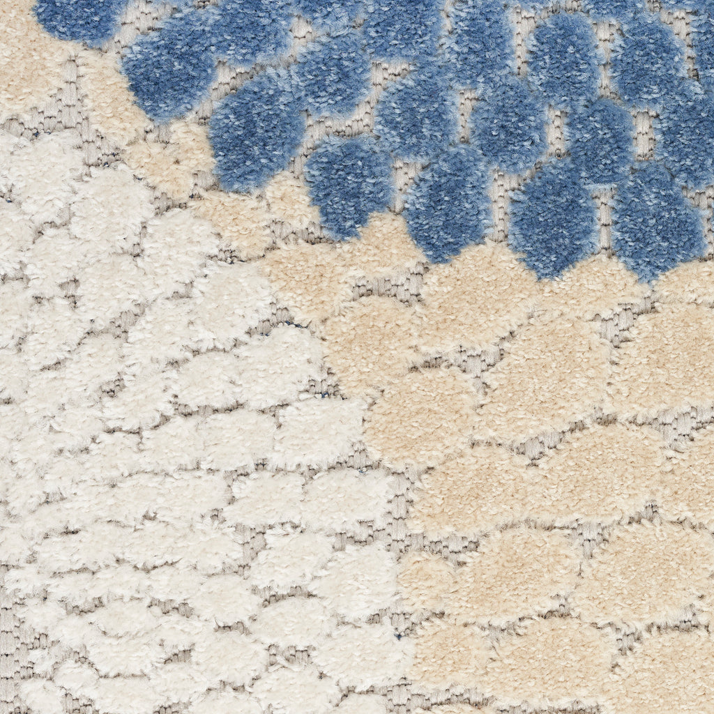 nourison aloha alh29 blue grey rug