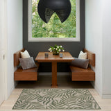 nourison garden oasis goa01 ivory green rug