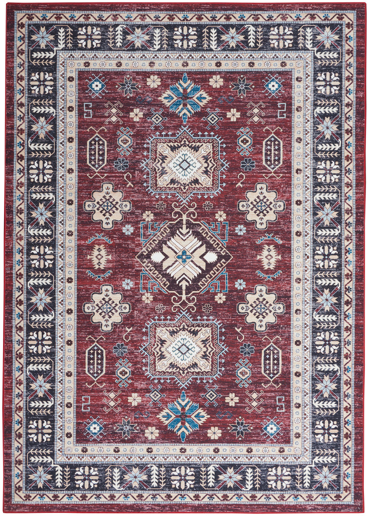 nourison fulton ful03 red rug