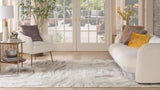 nourison glitz glz22 grey gold rug