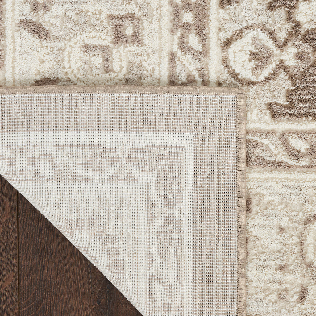 nourison eco cycle ecy04 ivory mocha rug