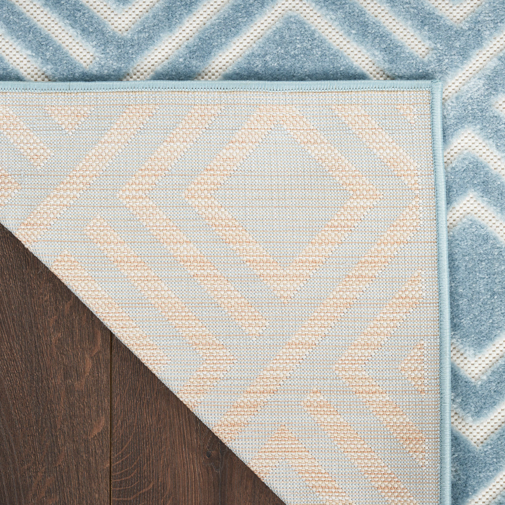 nourison care free caf03 blue rug
