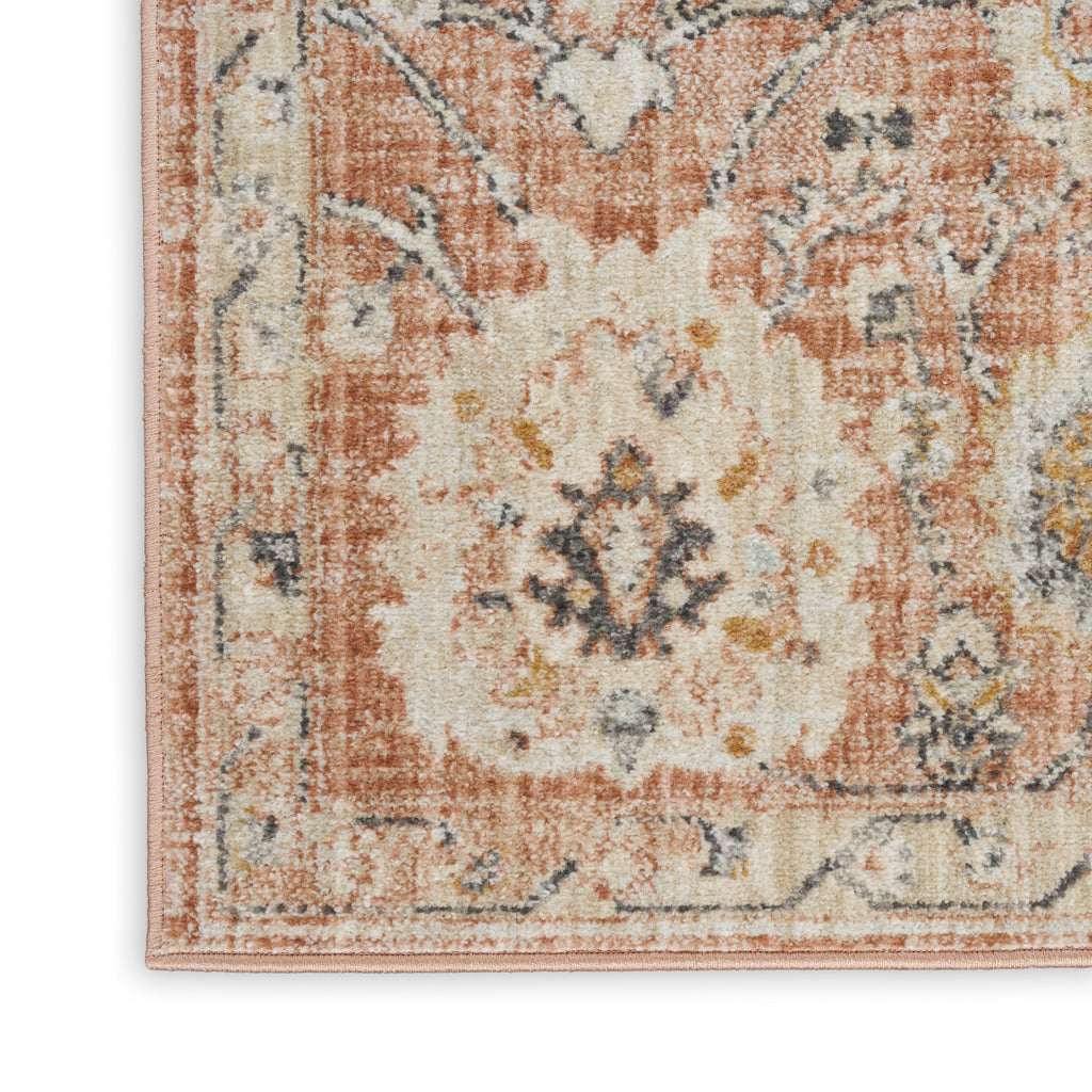 nourison oushak home ous01 rust rug