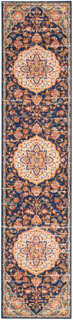 nourison passion psn22 navy multicolor rug