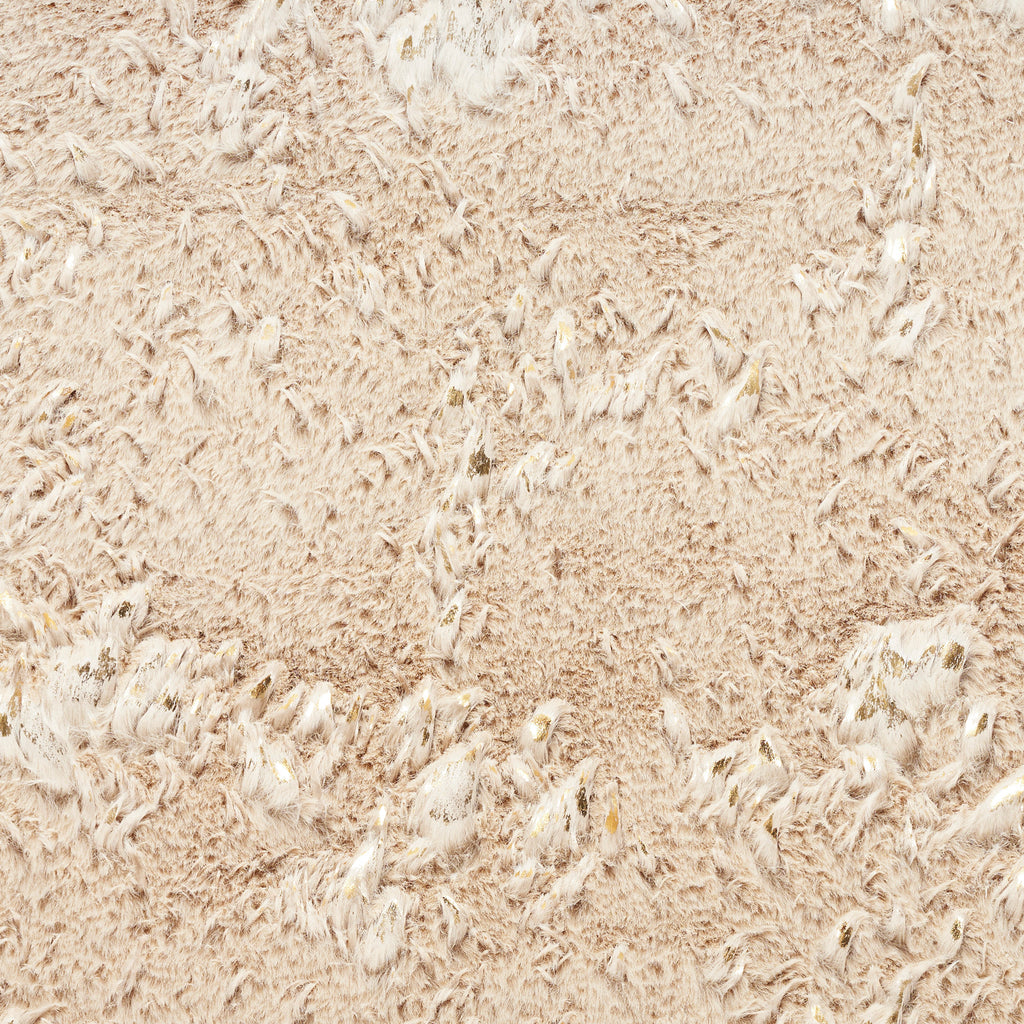 nourison cozy shimmer csh01 beige gold rug