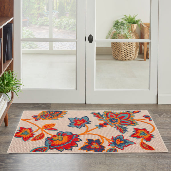 nourison aloha alh31 multicolor rug