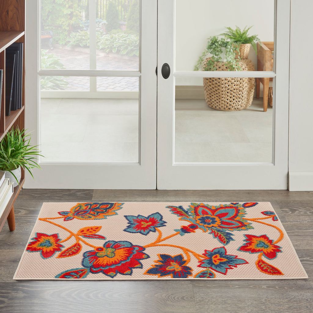nourison aloha alh31 multicolor rug