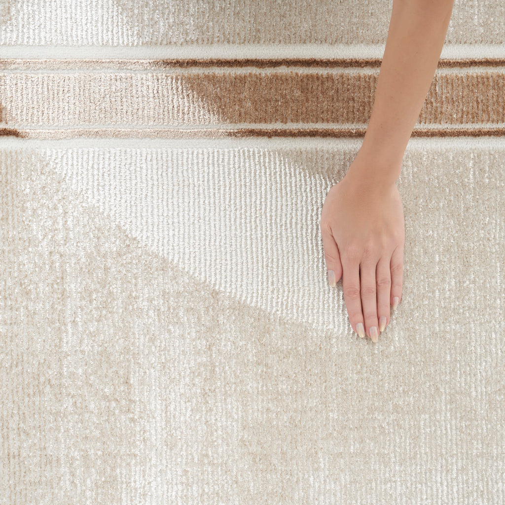 nourison glitz glz08 ivory cream rug