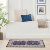 nourison fulton ful01 navy rug