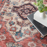 nourison grand washables grw03 rust multicolor rug