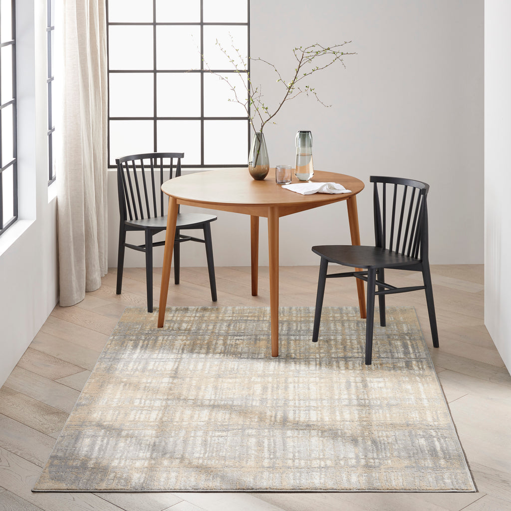 nourison ck005 enchanting ech05 grey ivory rug