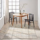 nourison ck005 enchanting ech05 grey ivory rug