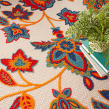 nourison aloha alh31 multicolor rug