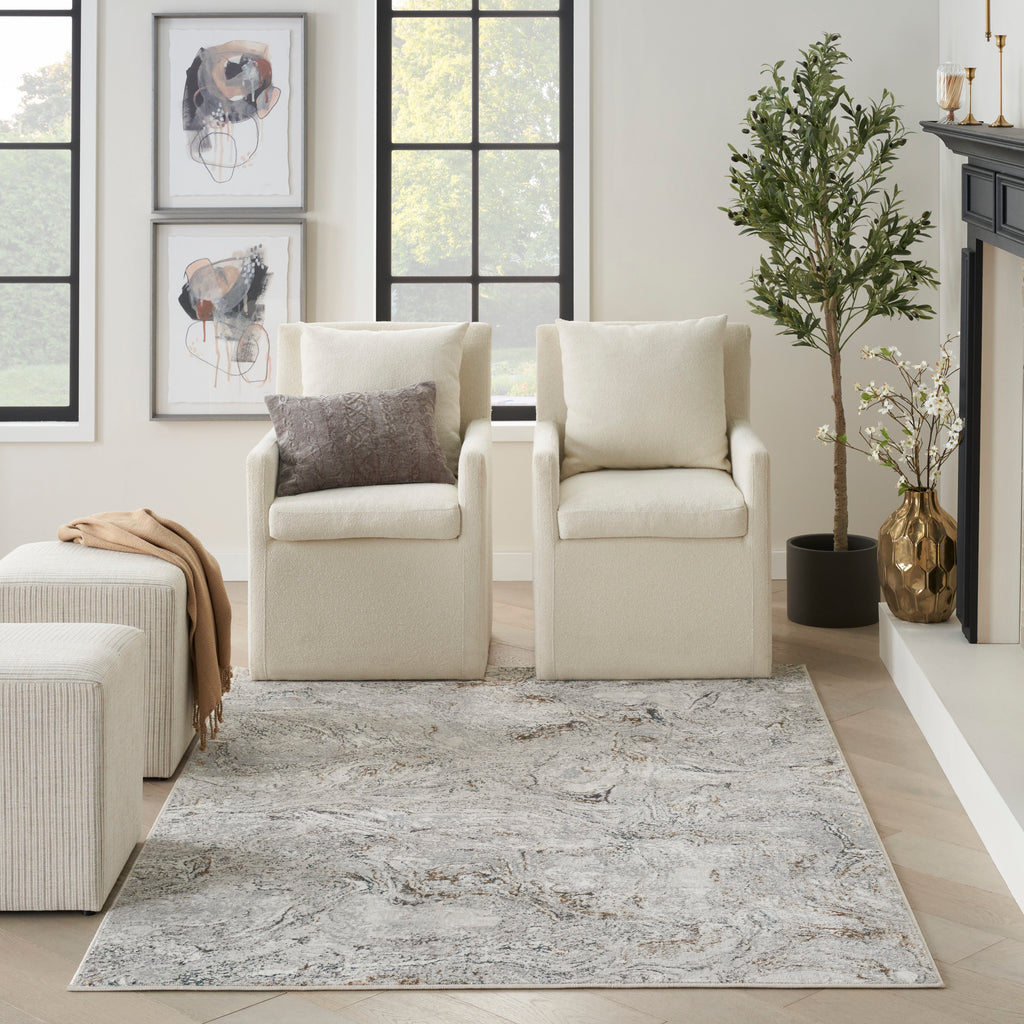 nourison glitz glz20 grey multicolor rug