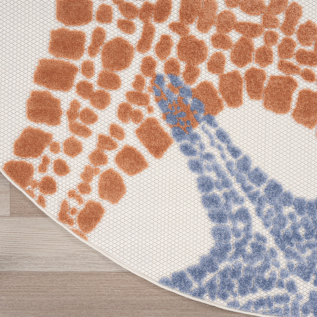 nourison aloha alh28 ivory multicolor rug