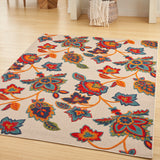 nourison aloha alh31 multicolor rug