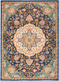 nourison passion psn22 navy multicolor rug