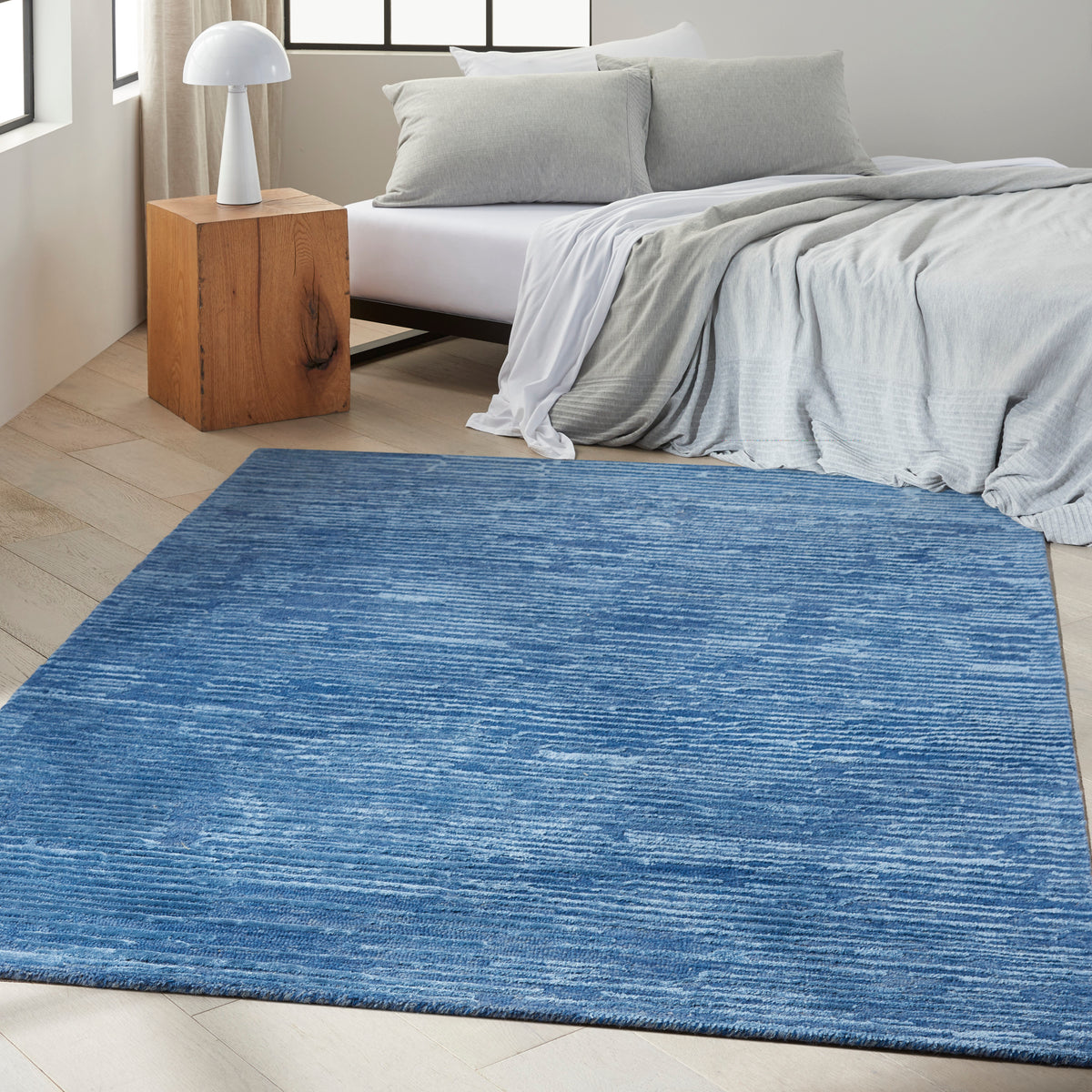 nourison ck010 linear lnr01 blue rug